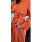 Vintage Y2K ESCADA Orange Trench Coat Double Breasted / M