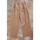 Vintage 80s Houndstooth Wool Pants Mustard Yellow Brown