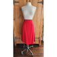 Vintage 90s Thierry Mugler Skirt Red Wool