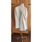 Vintage 1990s DKNY White Linen Pant Suit w/Drawstring Waist / M - L