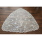 Vintage 1950s Brussels Lace Bridal Veil Wedding Mantilla Fingertip Length