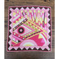Vintage 60s Pucci Silk Scarf VIVARA Print Pocket Square Pink Brown