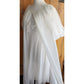 Vintage 50s Peignoir White Nylon Robe + Slip Dress Vanity Fair