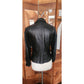 Vintage 1990s Caché Leather Blazer Tailored Lambskin Single Button