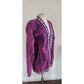 Vintage 80s Purple Denim Jacket w/Southwest Native American Motif Sundance Denim Wear