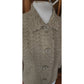 Vintage 60s Beige Knit Jacket Blazer Cardigan Stye / M