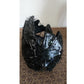 Vintage 50s Bes-Ben Hat Eggshell Style Black Leather Petals