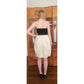 Jason Wu Dress Resort 2012 Strapless Party Midi Bubble Skirt Ivory Black Silk NWT Small