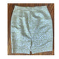 Vintage 80s ESCADA COUTURE Skirt Suit Green Cream Silk Jacquard Leafy Print / L