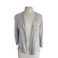 Vintage Eileen Fisher Linen Cardigan Light Beige Gray / L