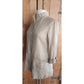 Vintage 90s Jil Sander Pant Suit Beige Ramie Nehru Jacket + Slacks