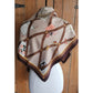 Vintage 90s Paloma Picasso Scarf Silk Brown Beige Novelty Print Bulletin Board