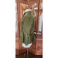 Oscar de la Renta Skirt Suit SS 2008 Green Silk Taffeta Peplum Blazer Bell Cuffs