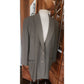 90s Calvin Klein Vintage Gray Olive Green Wool Blazer Oversized 2 Button Career Jacket