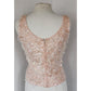 Vintage 50s 60s Beaded Shell Pale Pink Handmade Hong Kong