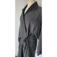 Vintage 1990s Gray Coat Wrap Style Asymmetrical Studio 90 / Medium