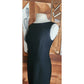 Vintage 90s Minimalist Dress Black Raw Silk Sleeveless Shift