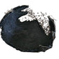 Vintage 50s Bes-Ben Hat Eggshell Style Black Leather Petals