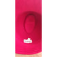 70s Raspberry Red Wool Hat Large Brim Betmar
