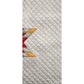 Antique American Quilt 1800s Star Of Bethlehem Cotton Turkey Red Cheddar Yellow on Ivory