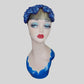Vintage 1950s Bes-Ben Hat Blue Moonstone Fascinator Juliet Style