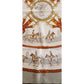 Hermes Silk Scarf "Les Allures de Cheval" by Ledoux Equestrian Horse Print Gray