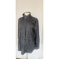 Eileen Fisher Denim Jacket Black Wash Blazer Zip & Snap