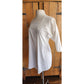 Vintage 70s Smock Tunic Top Embroidered White Cotton Fashion Mart Japan