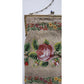 Antique 20s Beaded Bag Floral Pattern Art Nouveau