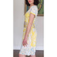 Vintage Y2K Emilio Pucci Dress Psychedelic Print Yellow Gray Swirl SATC / New with Tags Small