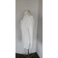 Vintage 90s Blazer White Linen L T Sport / Petite Small