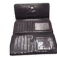 Vintage 90s Prada Clutch Wallet Leather Trifold Pocketbook