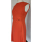 Vintage 60s Orange Dress Mod A Line Skirt / Medium