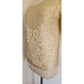 Vintage 60s Beaded Sequined Top Cream Wool Long Sleeved Regalia Imports Hong Kong