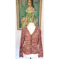 Vintage 1980s MISSONI Cardigan Sweater Orange Brown Red Tones