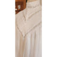 Vintage 80s Ceegee Sue Wong White Cotton Lace Dress Festival Boho Victorian Puff Sleeve