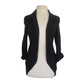 Vintage Eileen Fisher Blazer Black Silk Jacket Petite