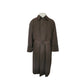 Vintage 1990s Ralph Lauren Mens Coat Brown Olive Green Trench Raincoat Large 40R