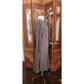 Vintage 1980s Giorgio Armani Dress Gray Silk Abstract Print Midi Long Sleeve