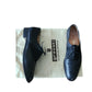 Vintage GRAVATI Womens Derby Shoes Black Lace Up Oxfords Suede Leather 10 1/2 N