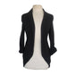 Vintage Eileen Fisher Blazer Black Silk Jacket Petite