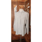 Vintage 1990s Prada Shirt Gray Button Down Long Sleeve Blouse Zipper Pockets L