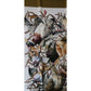 Vintage HERMES Silk Scarf Gibiers Game Animals Print Rabbits Birds Linares