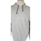 Vintage 90s MENS Versace Jeans Couture Gray Hoodie Long Sleeved Top Shirt XL