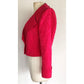 Vintage 1990s YSL Saint Laurent Blazer Pink Fuschia Silk Rive Gauche