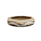 Vintage 1970s Jomaz Bracelet Joseph Mazer Sculptural Brutalist Two Tone Gilt Clamper Bangle