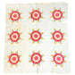 Antique American Quilt 1800s Star Of Bethlehem Cotton Turkey Red Cheddar Yellow on Ivory