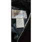 Vintage 80s Hugo Buscati Black Leather Pencil Skirt High Waisted Small
