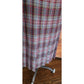 Vintage 70s PENDLETON Plaid Midi Skirt Pleated Wool Anderson Tartan Red