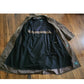 Vintage 1990s Ralph Lauren Mens Coat Brown Olive Green Trench Raincoat Large 40R